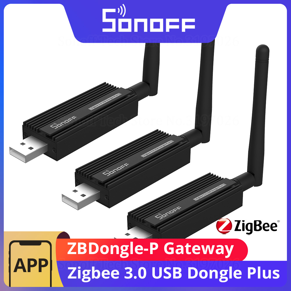 Zigbee Coordinator Stick - Шлюз SONOFF Zigbee 3.0 ZBDongle-P USB-донгл-хаб