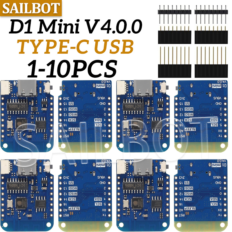1-10 шт. WeMos D1 Mini ESP8266 – обзор и цена Esp8266 Nodemcu Board