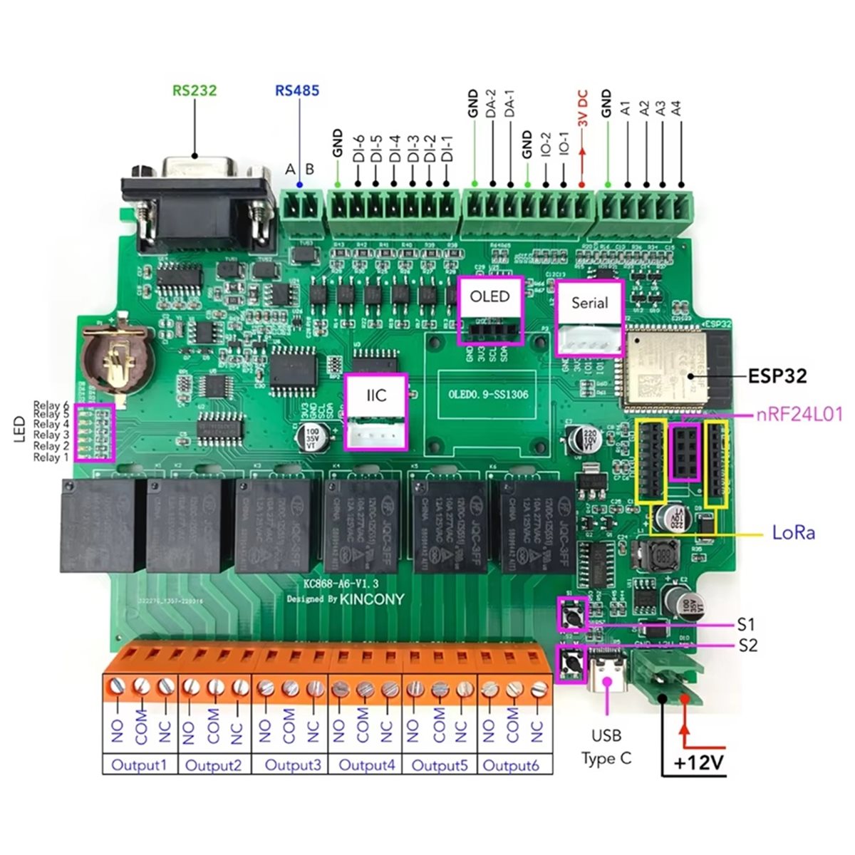 Плата разработки KC868-A6 MQTT – обзор и цена Home Automation Systems Diy