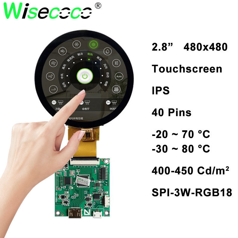 Круглый сенсорный экран 2,8 дю – обзор и цена Home Automation Raspberry Pi