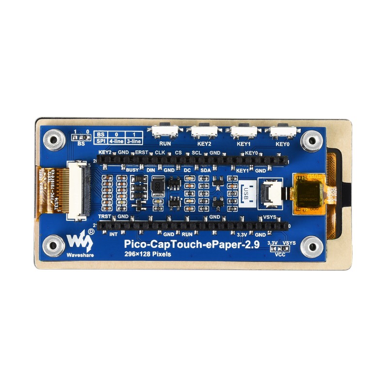 2,9-дюймовый сенсорный модуль  – обзор и цена Display Epaper 2.9